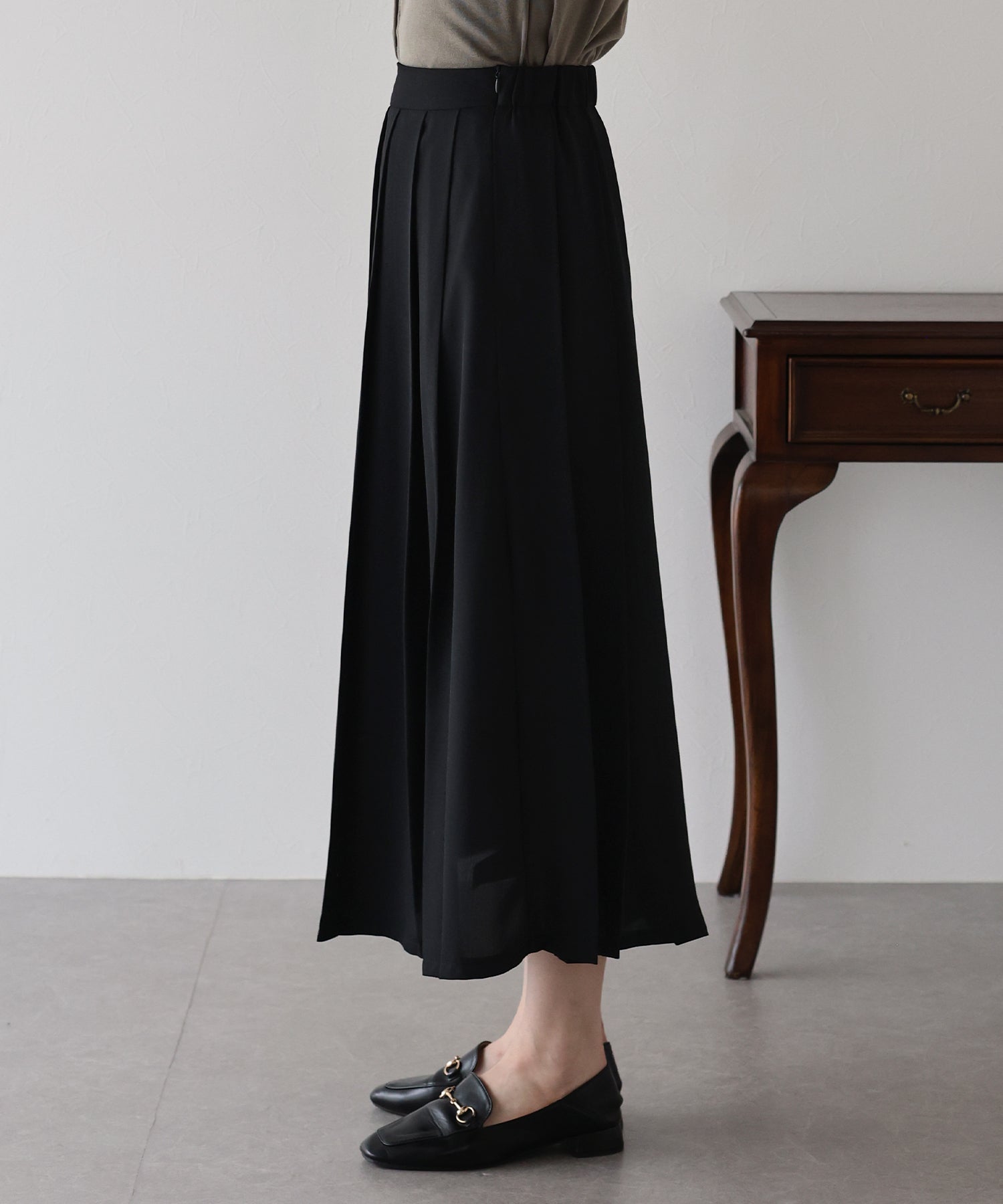 【TIME SALE】ロングプリーツスカート