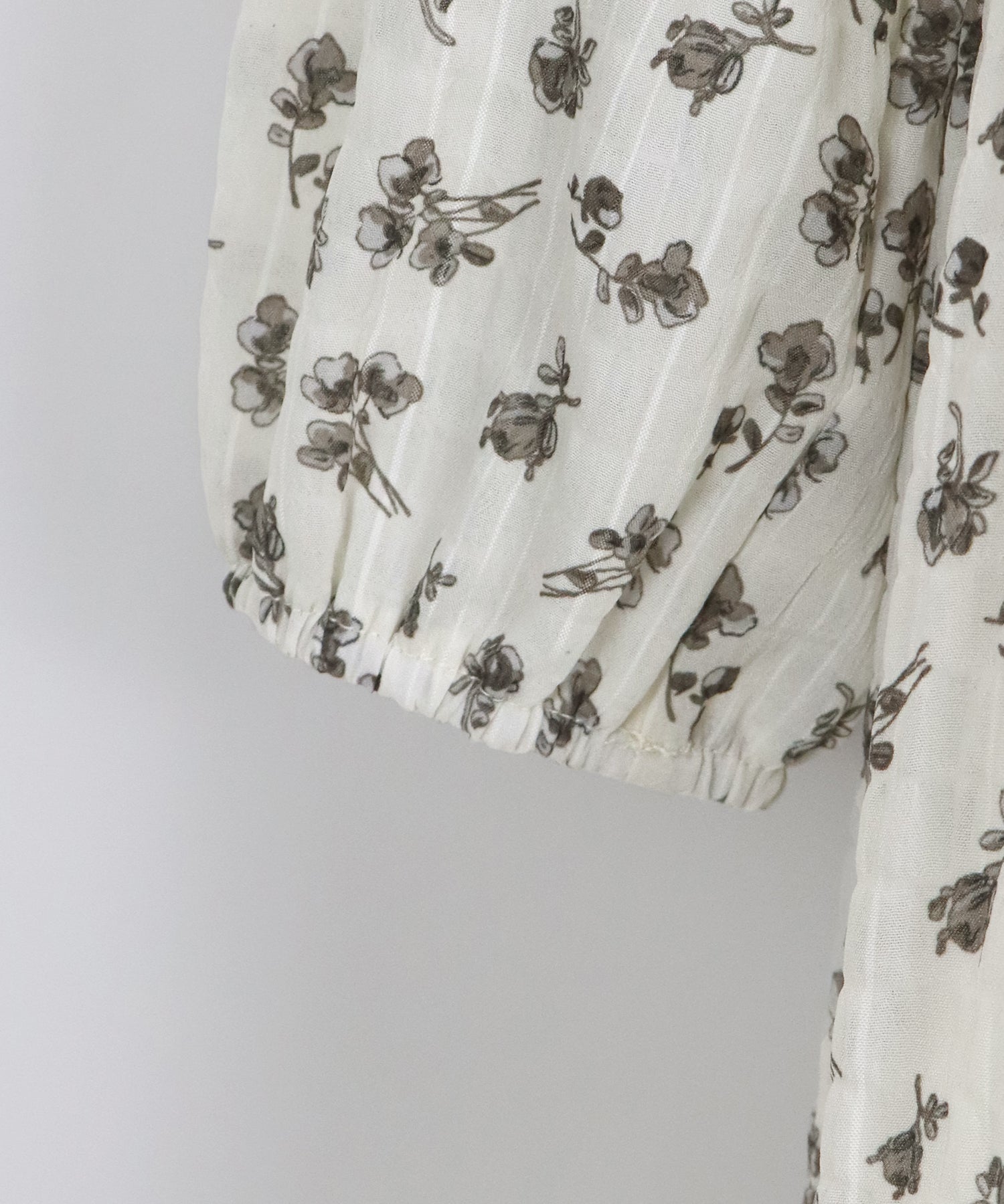 【TIME SALE】花柄シャーリングワンピース