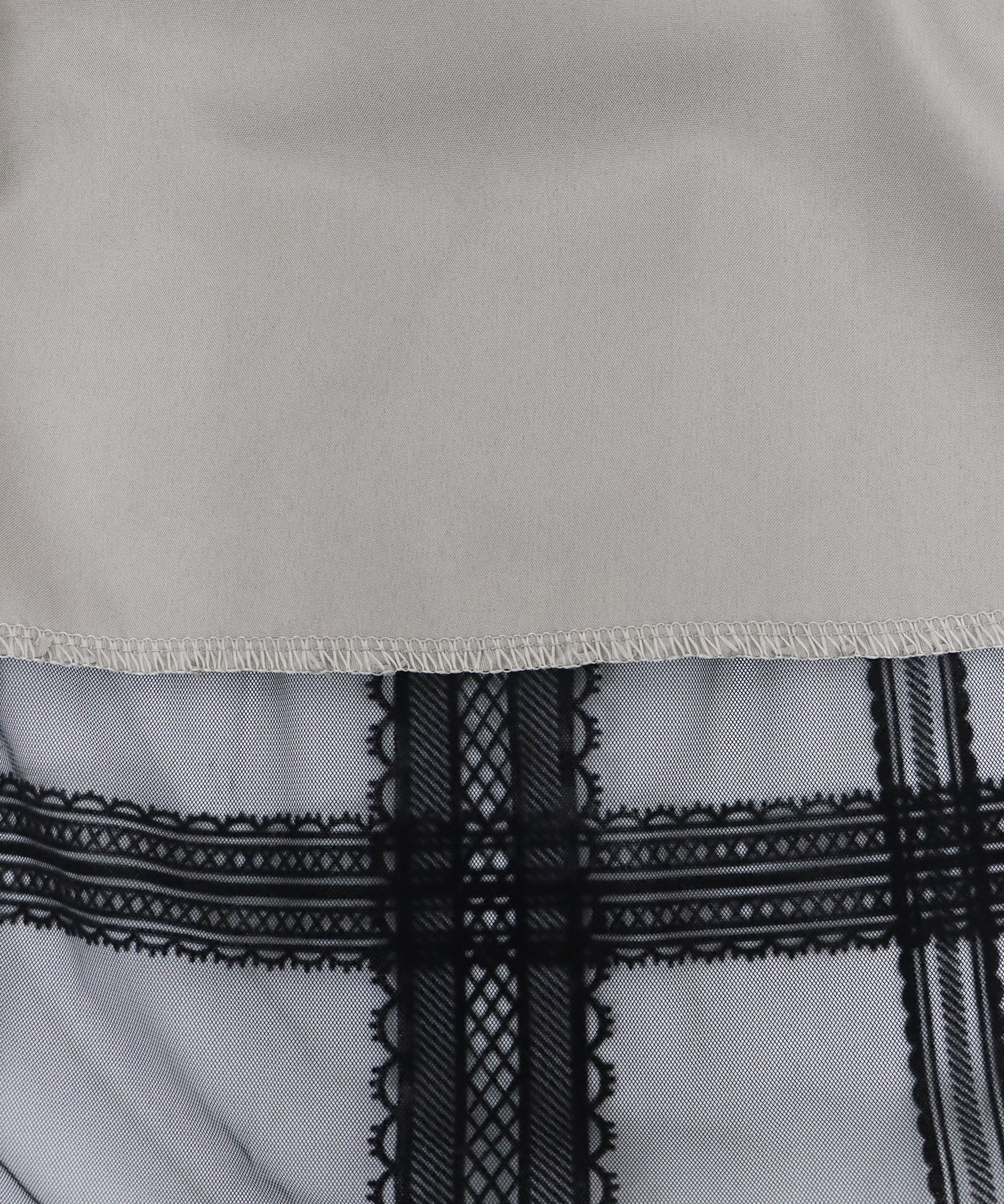 フロッキーチェックキャミワンピース