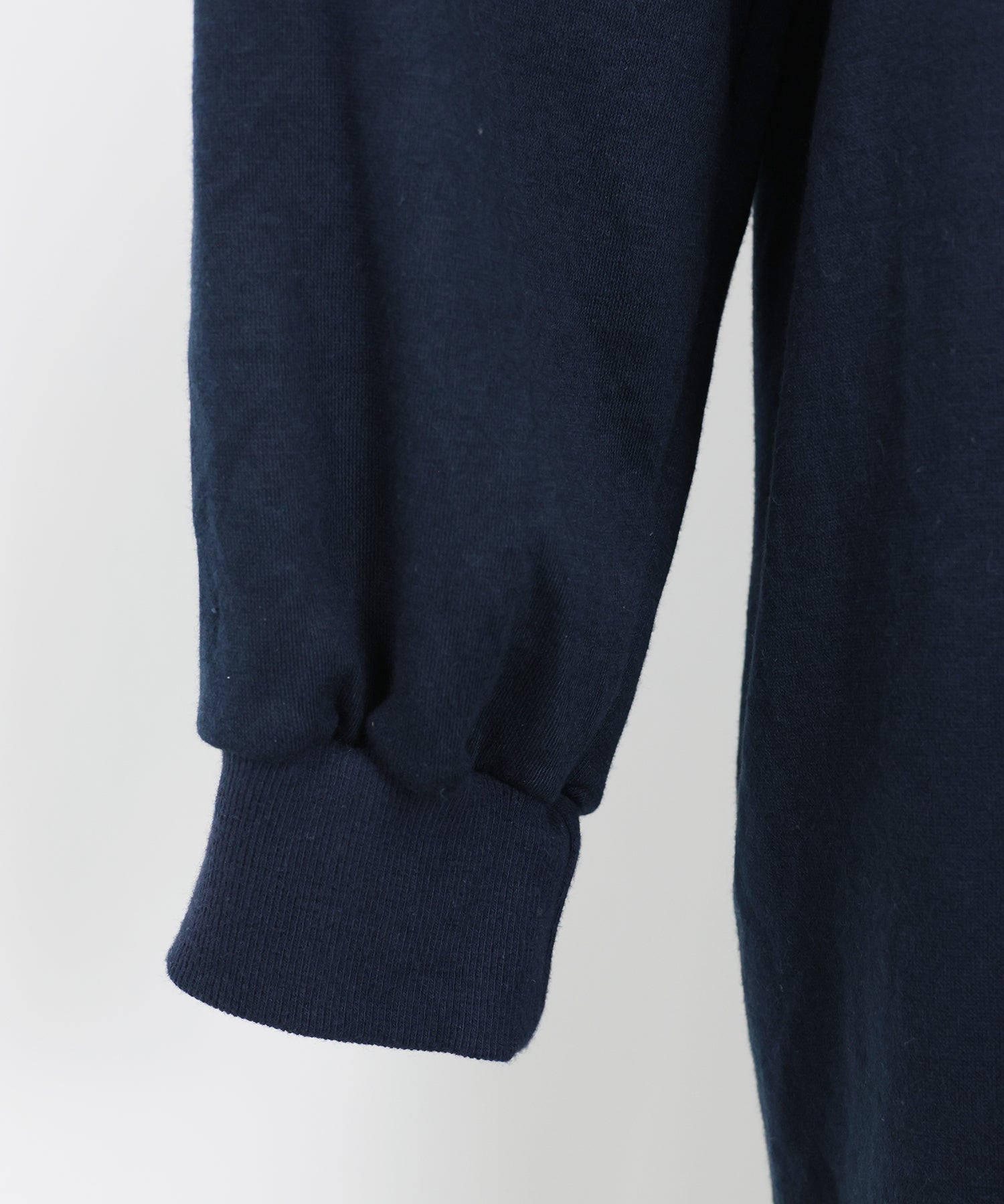 ハーフジップスウェットワンピース