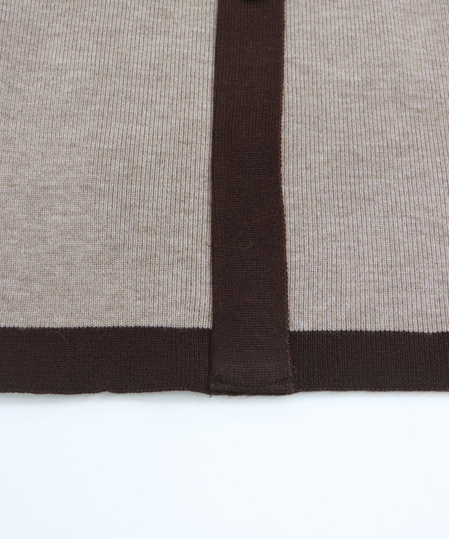 【TIME SALE】配色Vネックニット&スカート セットアップ